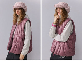 [Monterest] Irregular Quilted Down Vest