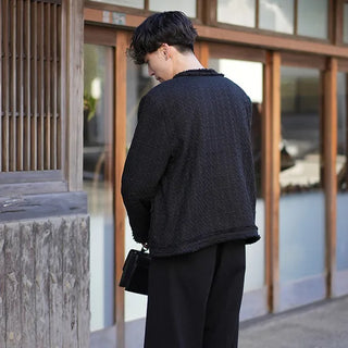 Black tweed jacket