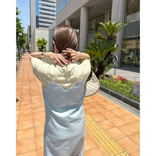 Back-cross camisole dress