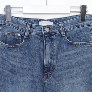 Loose wide denim pants