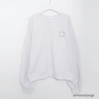 Back lettering sweatshirt