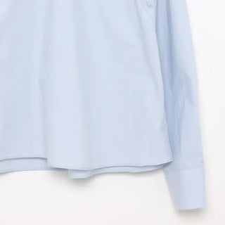 Cross-button blouse