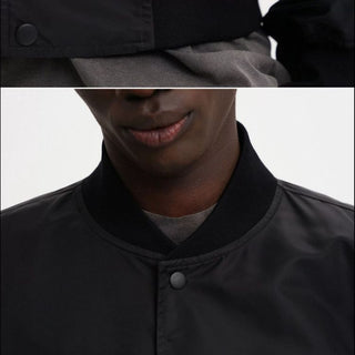 [MASONPRINCE] Lightweight Nylon Bomber Jacket