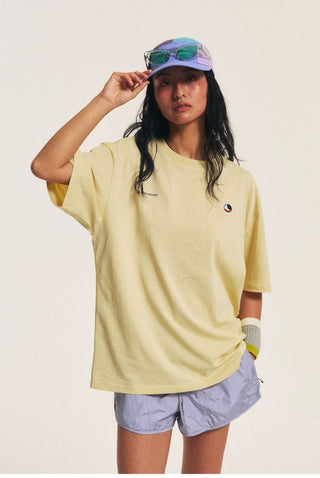 [Monterest] Quick-Dry Reflective Print T-Shirt