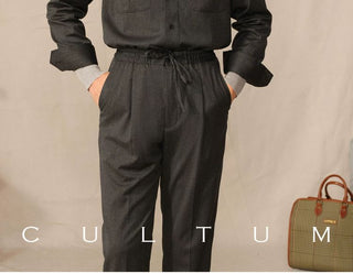 [CULTUM] Herringbone Windsor Collar Shirt Jacket