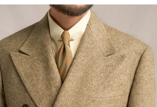 [CULTUM] 1930s Wool Blend Peak Lapel Blazer