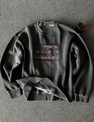 USA Scratch-Dye Sweatshirt (3 colors)
