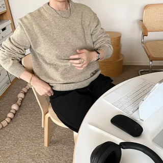 Cashmere wool round knit