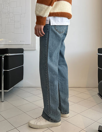 3-Color Wide Long Denim (No. 315)