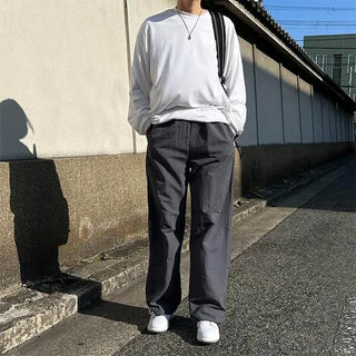 Spring wide-leg pants