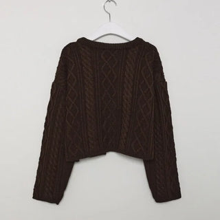 Simple Cable Cardigan