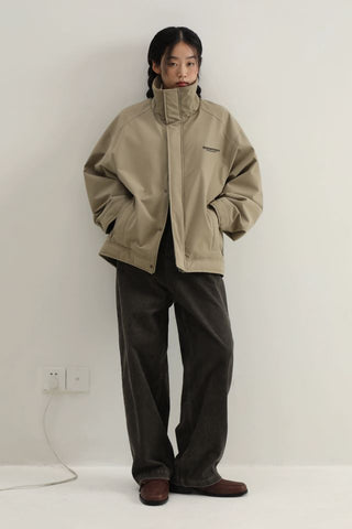 MASONPRINCE Stand Collar Windbreaker