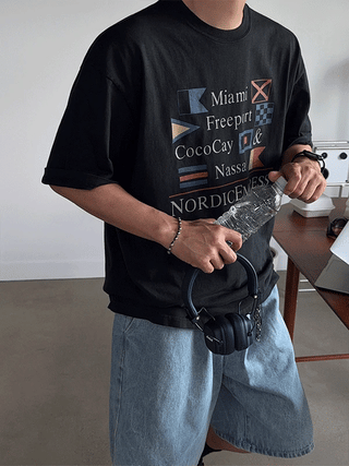 Graphic Pigment 1/2 T-shirt