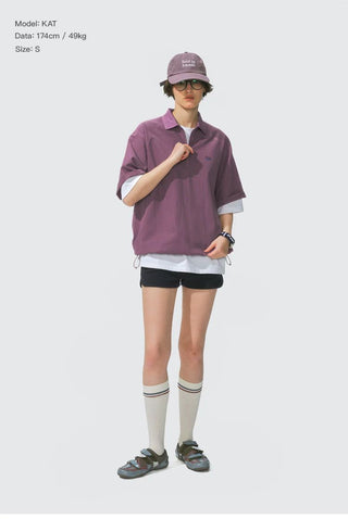 [Monterest] Quick-Dry Half-Zip Polo Shirt