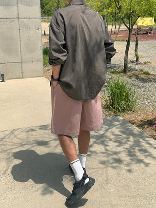Haze Aging Fade Washed Shirt
