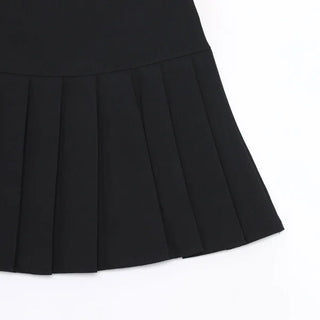Pleated mini skirt