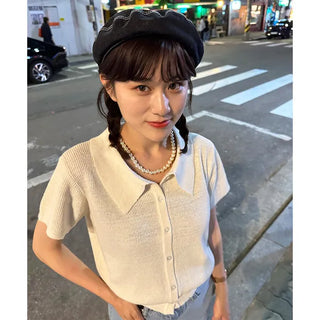 Knit cardigan