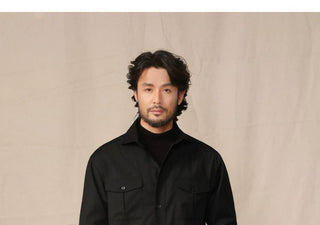 [CULTUM] Herringbone Windsor Collar Shirt Jacket