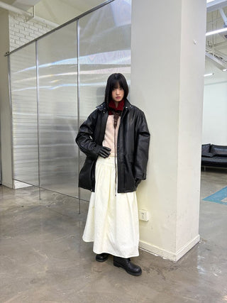 [NeverSeez] Jacquard Voluminous Skirt