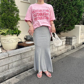Ribbed Mermaid Skirt