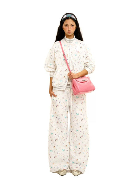 [Moromoro2] Bow Detail Leather Crossbody  Bag