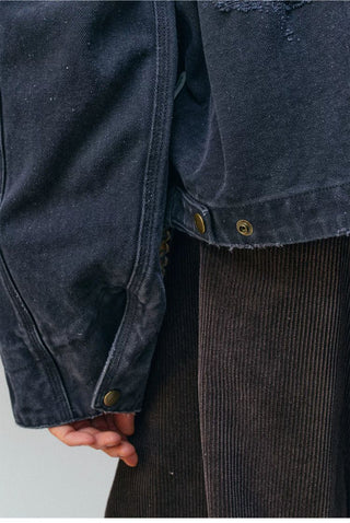 [Monterest] Washed Distressed Work Jacket