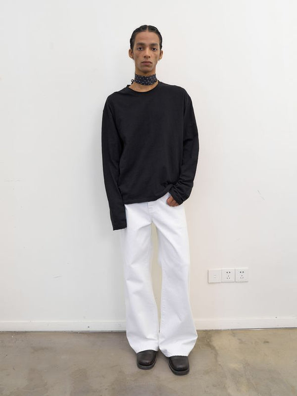 [NeverSeez] Slub Cotton Long Sleeve T-shirt