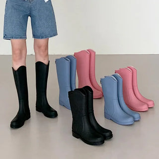 [Mid-Long] Color Rain Boots 0447 (3 colors)