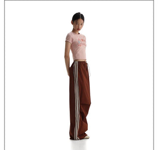 [MASONPRINCE] Side Stripe Parachute Pants
