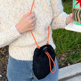 Glitter shoulder bag
