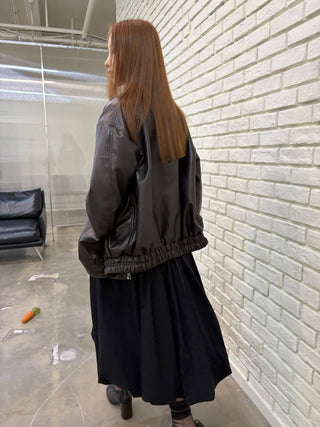 [NeverSeez] Strappy Spliced Midi Dress