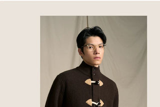 [CULTUM] Merino Wool Ivy Style Toggle Cardigan