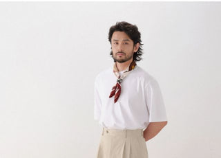 [CULTUM] Wide Leg Pleated Trousers