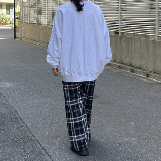 Color Check Easy Pants