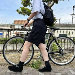 Nylon banding shorts