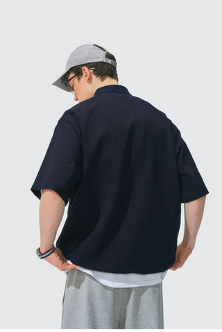[Monterest] Quick-Dry Half-Zip Polo Shirt