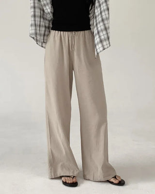 Wood Linen Wide Pants - 6 Colors