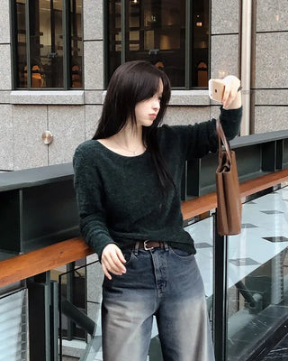 Slim knit top