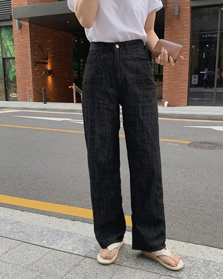 (basic/long) Summer Fit Denim Pants - 4 sizes