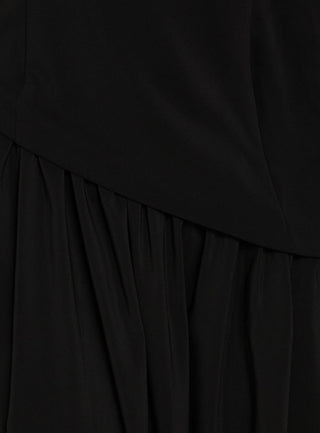 Odela Strapless Drop Waist Maxi Dress Black