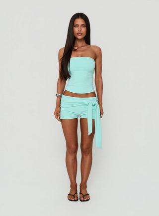 Daily Define Tube Top Turquoise
