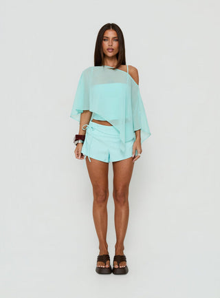 Senzo Wrap Shorts Blue