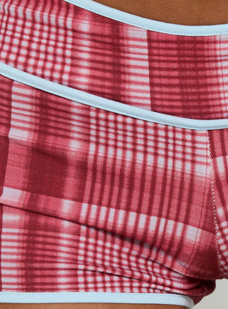 Leilanie Halter Micro Set Red Check