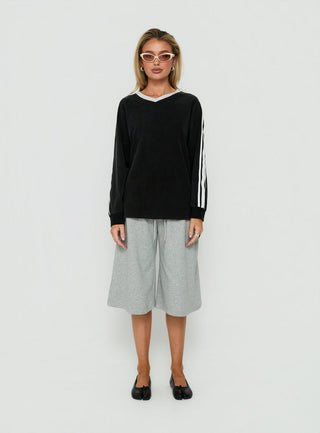 All Stars Long Sleeve Top Washed Noir