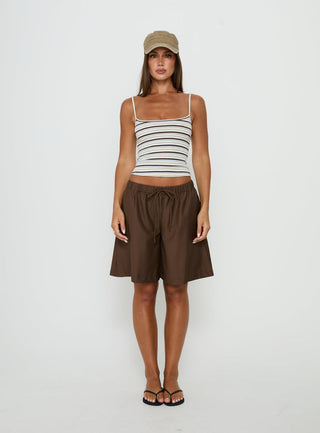Elzie Knit Cami Tank Multi Stripe