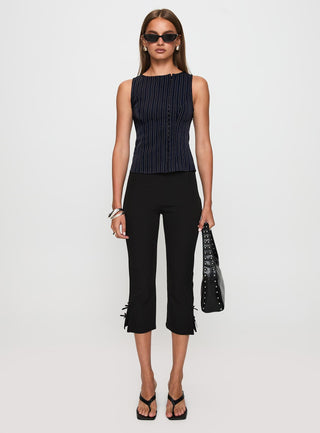 Running Wild Top Blue Stripe