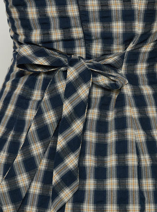 Sweet Somethings Mini Dress Navy Check