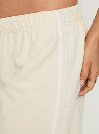 Sayllor Longline Sweatshorts Cream