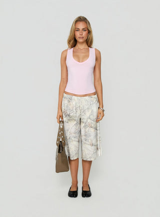 Sayllor Longline Sweatshorts Camo