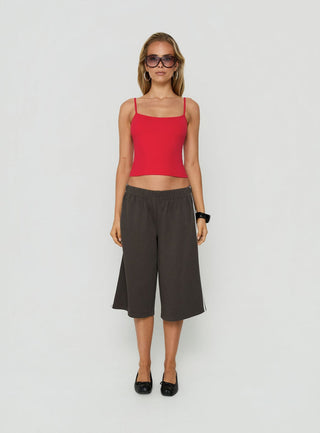 Sayllor Longline Sweatshorts Iron Grey